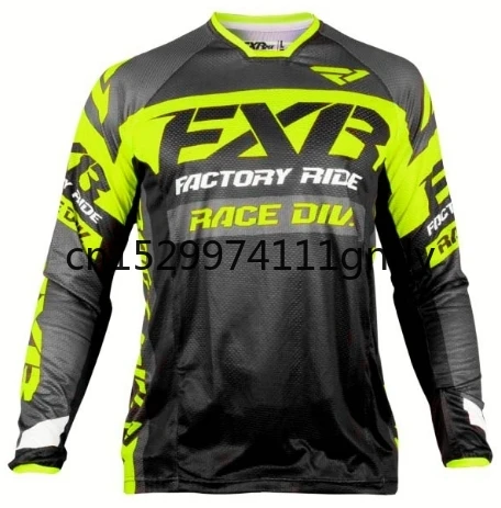 DH Motocross MX FXR Джерси с длинным рукавом для езды на мотоцикле по пересеченной