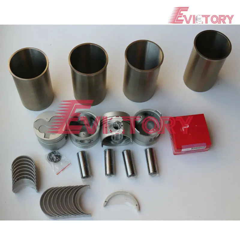 For Nissan Td25 Td23 Cylinder Liner Kit Piston + Ring Sleeve Full