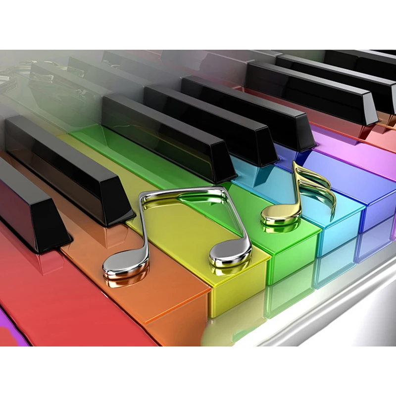 

5D Diamond Painting Piano Notes Full Square/Round Diamond mosaic Sale Photo Rhinestone Diamond Embroidery Cartoon