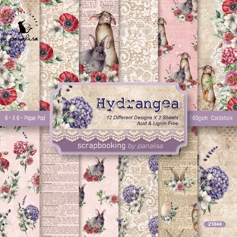 Scrapbooking Paper Scrapbook Paper Craft Paper Scrapbooking Material 24 sheets 6"X6" Flower Easter Paper Pack Handmade Craft Background Pad Card
