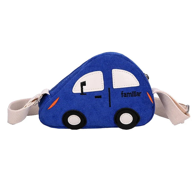 New Cartoon Canvas Shoulder Bag Korean Car Baby Girls Crossboby Bag Messenger Cute Xmas Gits for Children Small Hand Bags Sac