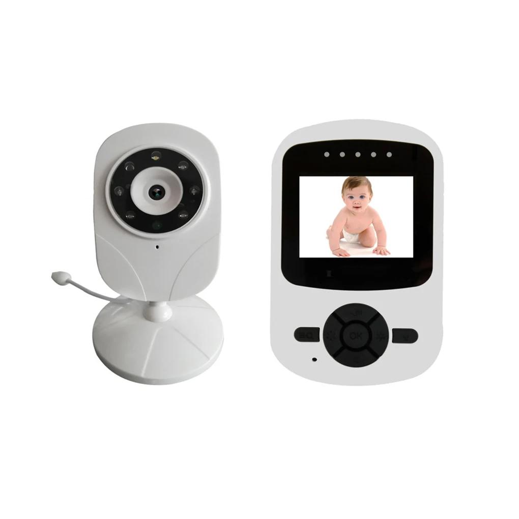 

2.4 G Wireless Baby Camera Night Vision Two-way Audio 2.4 inch LCD Display Temperature Detection Built-in Lullabies Cam