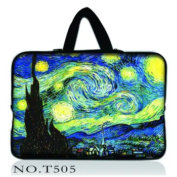 

Beneath Van Gogh's Starry Sky 13 14 15 17 12 11.6 Laptop Sleeve Notebook Case Bag For Macbook Pro/Dell/HP/Lenovo Tablet Cover