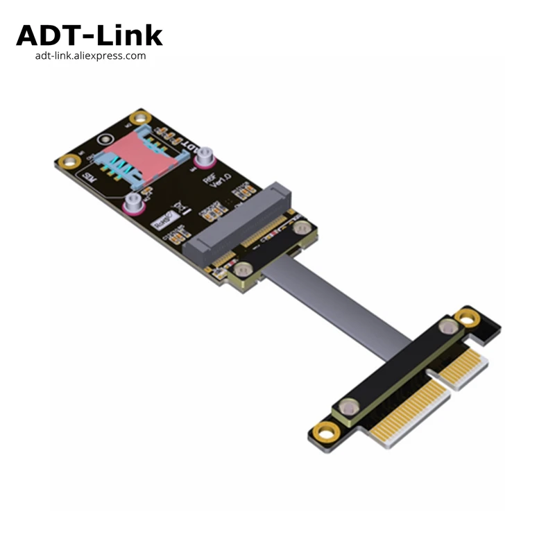 Pci-E X4 A Minipcie Cavo Di Prolunga Cavo Adattatore Gen3 16Gbps Pcie X4 Mini Pcie Per Scheda Wireless E-P Netbook Ssd