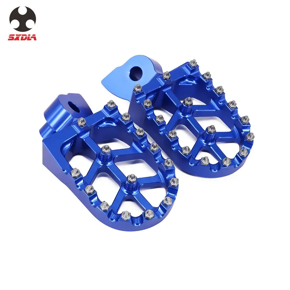 Мотоцикл синий CNC подножки педаль для Yamaha YZ 65 YZ85 YZ125 YZ250FX WR400F WR426F WR450F 1997 2000 2001 2008