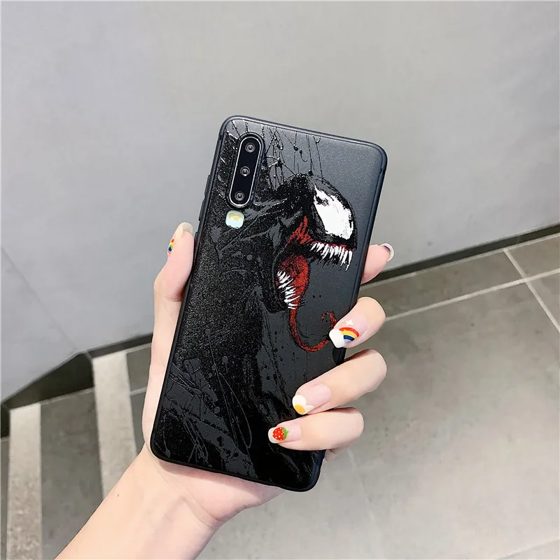 Чудо-яд супер герой черный силиконовый чехол для Huawei P10 P20 P30 Pro P20 P30 Lite Nova 2S 3 3i 4 Коврики 10 20 Mi Max Pro Чехлы Coque