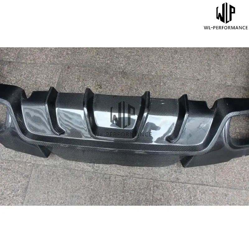 High Quality Carbon Fiber Car body kit Rear diffuser lip For Porsche Panamera 970 Car styling 14-17