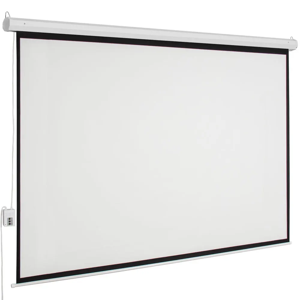 100" 43 Household Viewing Area Motorized Projector Screen with Remote