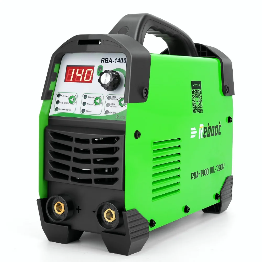 Equipo de soldadura Reboot ARC140 Inverter, MMA Lift-Tig, AC 110V/220V