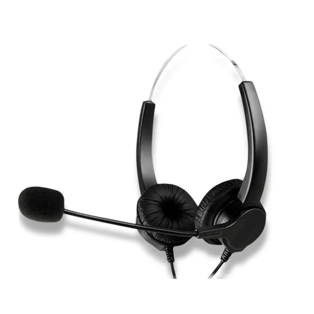 Hands-Free колл-центра Шум шумоподавления наушники проводные наушники с микрофоном