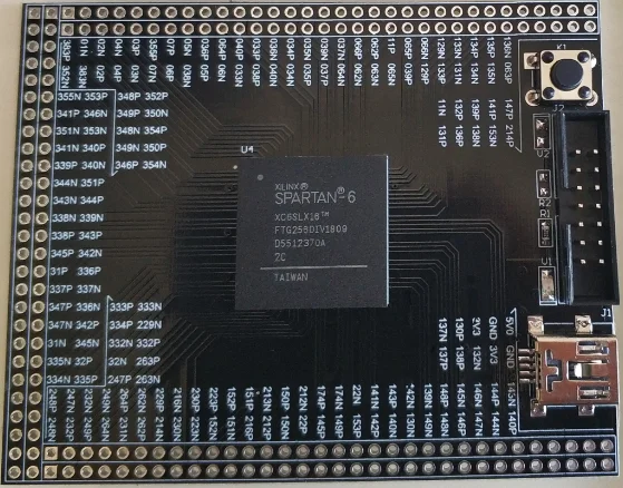 Xilinx FPGA Spartan6 XC6SLX16 XC6SLX25 минимальная системная плата | Безопасность и защита