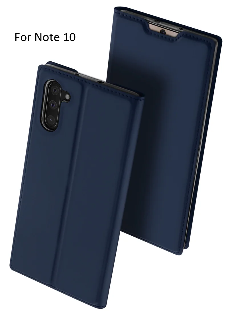 DUX DUCIS чехол для samsung Galaxy Note 10 Plus Книга Флип кожаный кошелек с застежкой Чехол