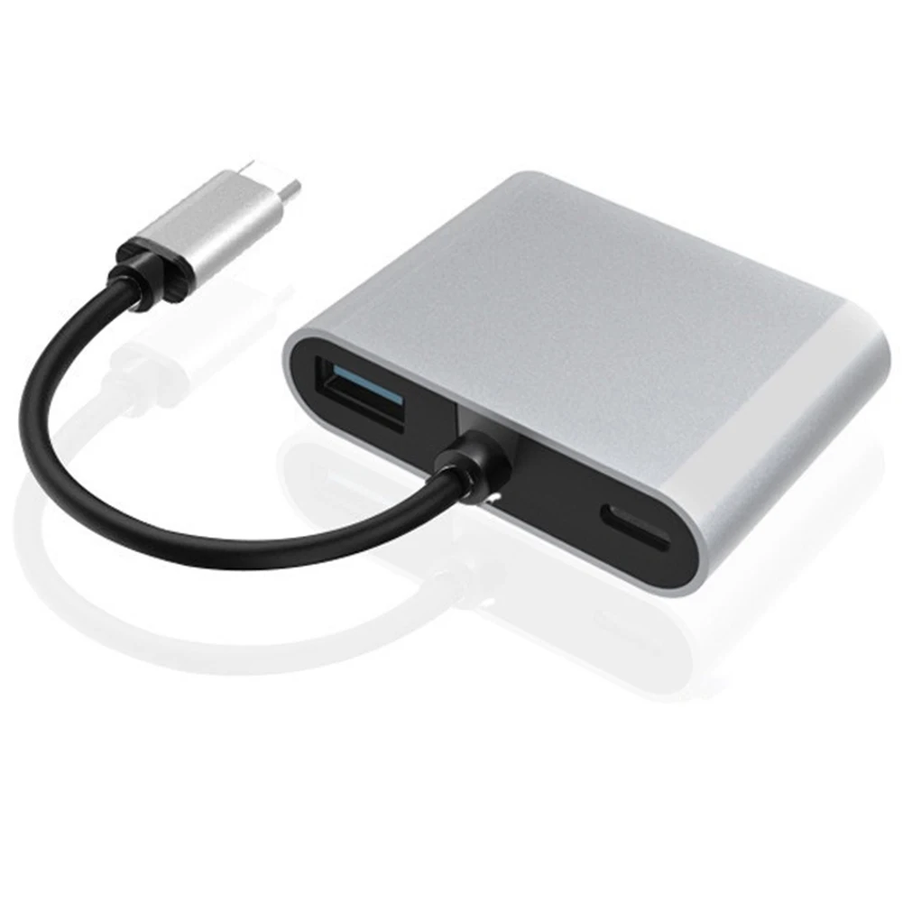 4 в 1 USB C type C к HDMI 4K VGA USB 3,0 Аудио Видео адаптер конвертер USB3.0 аудио адаптер видео адаптер