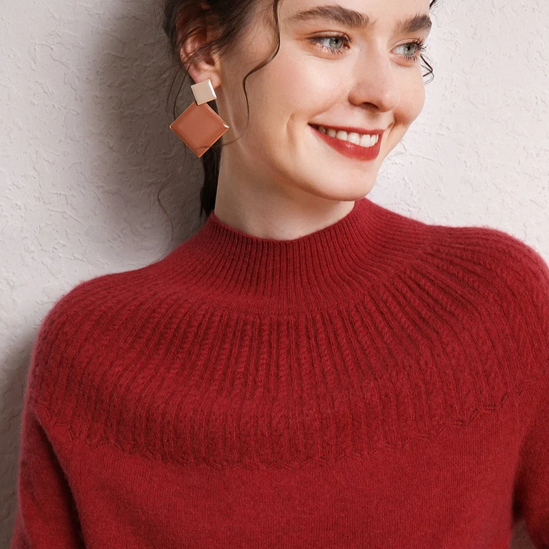Women Sweaters 100% Cashmere Pullovers Winter New