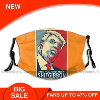 

Donald Trump Mouth Face Mask SHITGIBBON Swag Facial Mask with 2 Filters Kawai Beautiful Adult Mask
