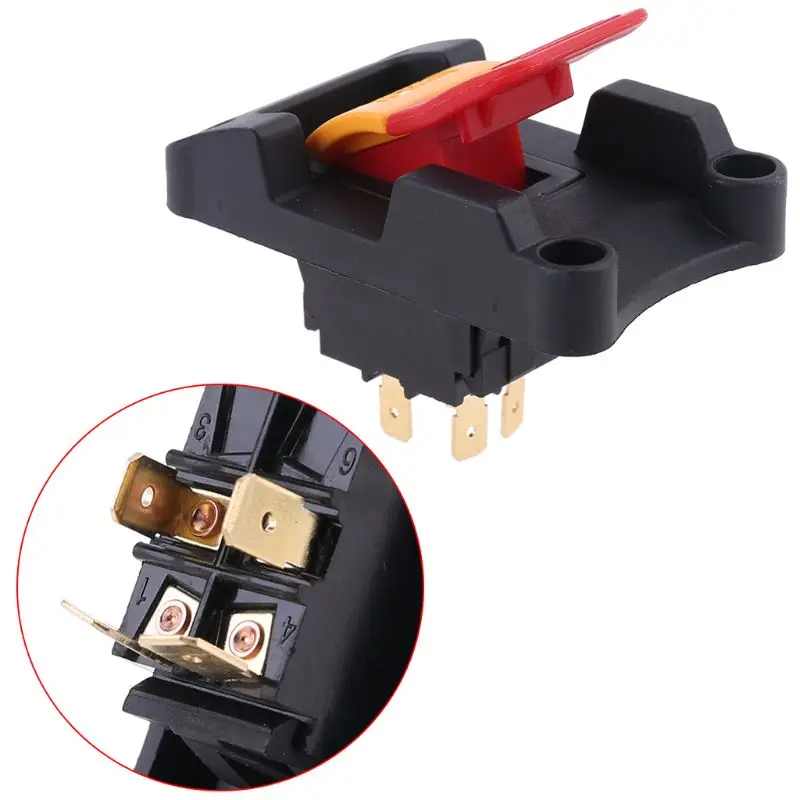 Переключатель блокировки безопасности двойной бросок функция 127V 18/15A для настольной пилы 18DEC31