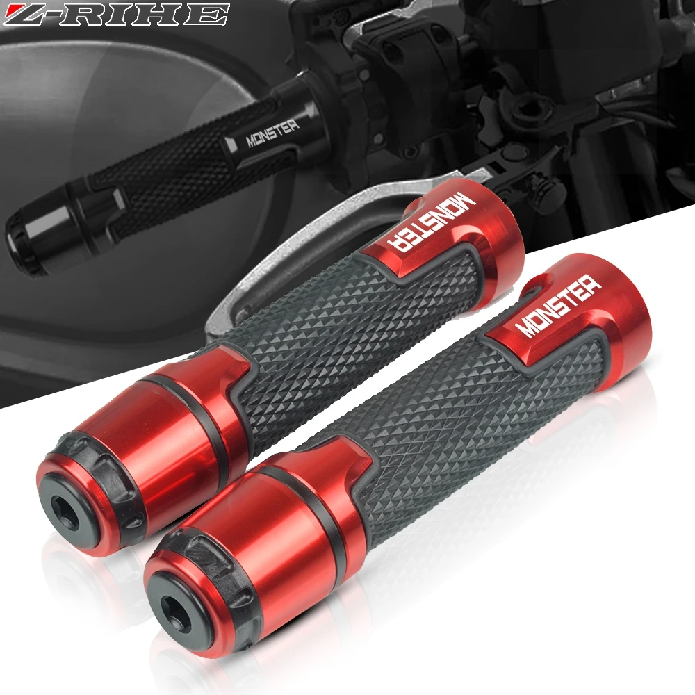 

For Ducati Monster 659 696 821 1200 1200S 1100 1100s Monster Motorcycle Accessories Handlebar Grips Handle Bar Cap End Plugs