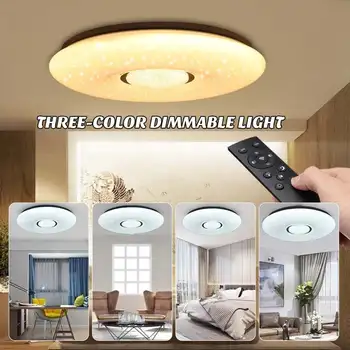 

LED Ceiling Lamp 54W 36 Led Light Bulbs Starlight Stars Sky 3-color Dimmable with Remote Control IP44 2835SMD 180V-240V