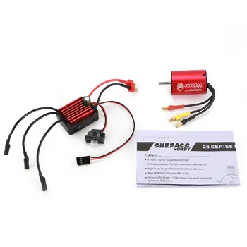 

SURPASSHOBBY KK Combo 2040 2280KV 3200KV 3900KV 4480KV Brushless Motor w/ 35A ESC for Traxxas HSP Tamiya Axial 1/16 1/18 RC Car