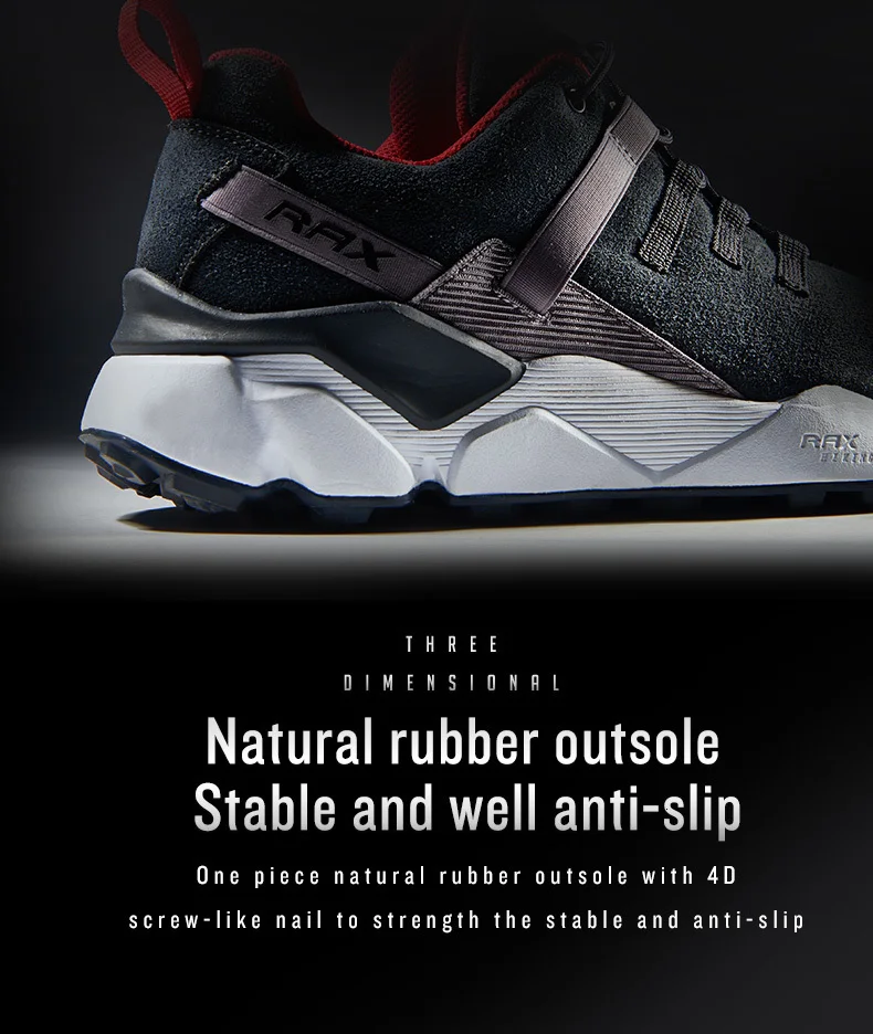 Rax зимние новейшие мужские кроссовки для бега, уличные Нескользящие кроссовки для бега для мужчин, теплые дышащие кроссовки на шнуровке, мужская обувь