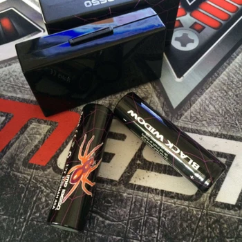 

4PCS Black widow Spider 18650 battery 3.7V 3500mAh 40A High discharge rate rechargeable li-lon power batteries