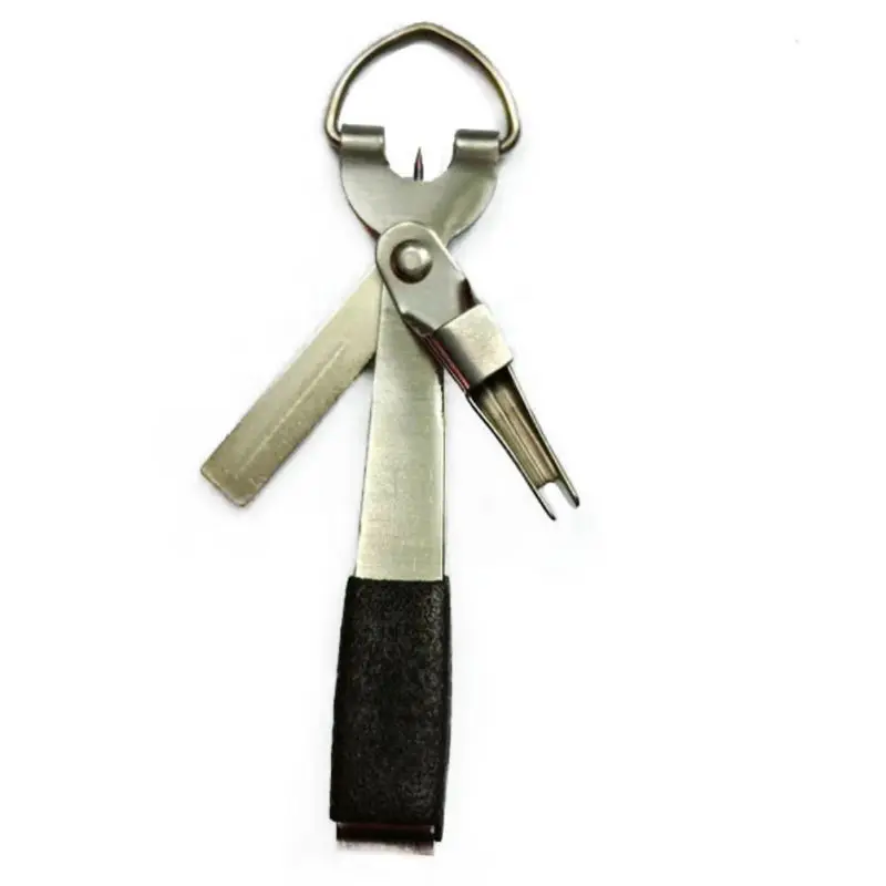 

Fishing Line Cutter Clipper Portable Fast Tie Nail Knotter Tying Knot Tool / Retractable Keychain Oval Rope Buckled Clip Ring