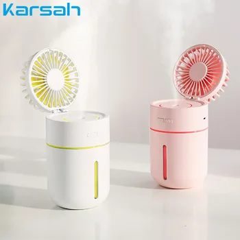 

Portable USB Fan Magic Summer Cooling Tool Fiexible with Air Diffuser Adjustable Cooler With 400ml Water Box For Home Office