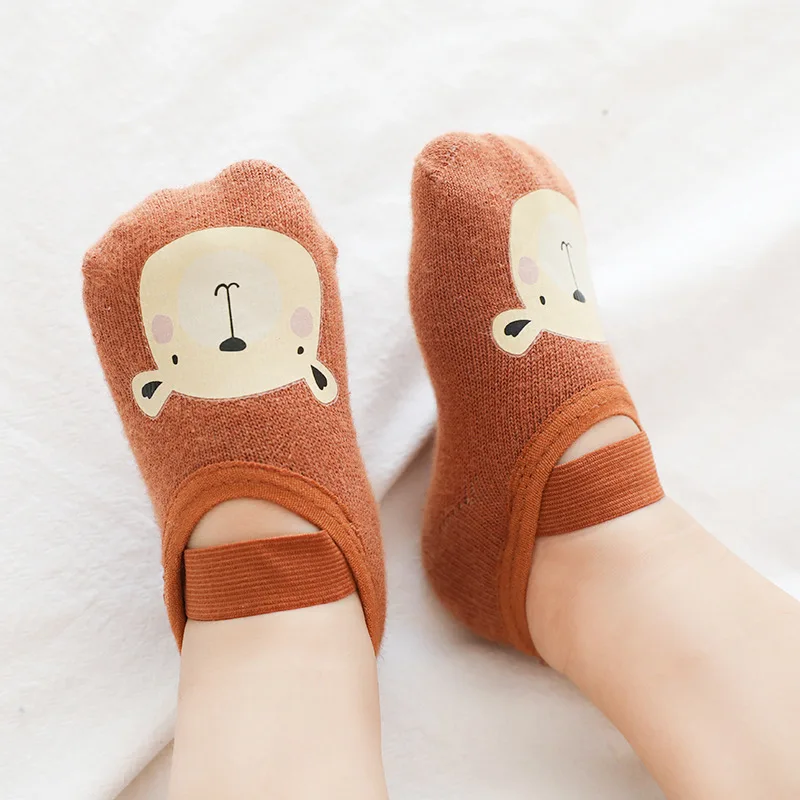 Newborn Baby Animal Non-Slip Socks Boys Girls Infant Cotton Cute Socks Kids Anti-Slip Cartoon Floor Socks Clothing Accessories