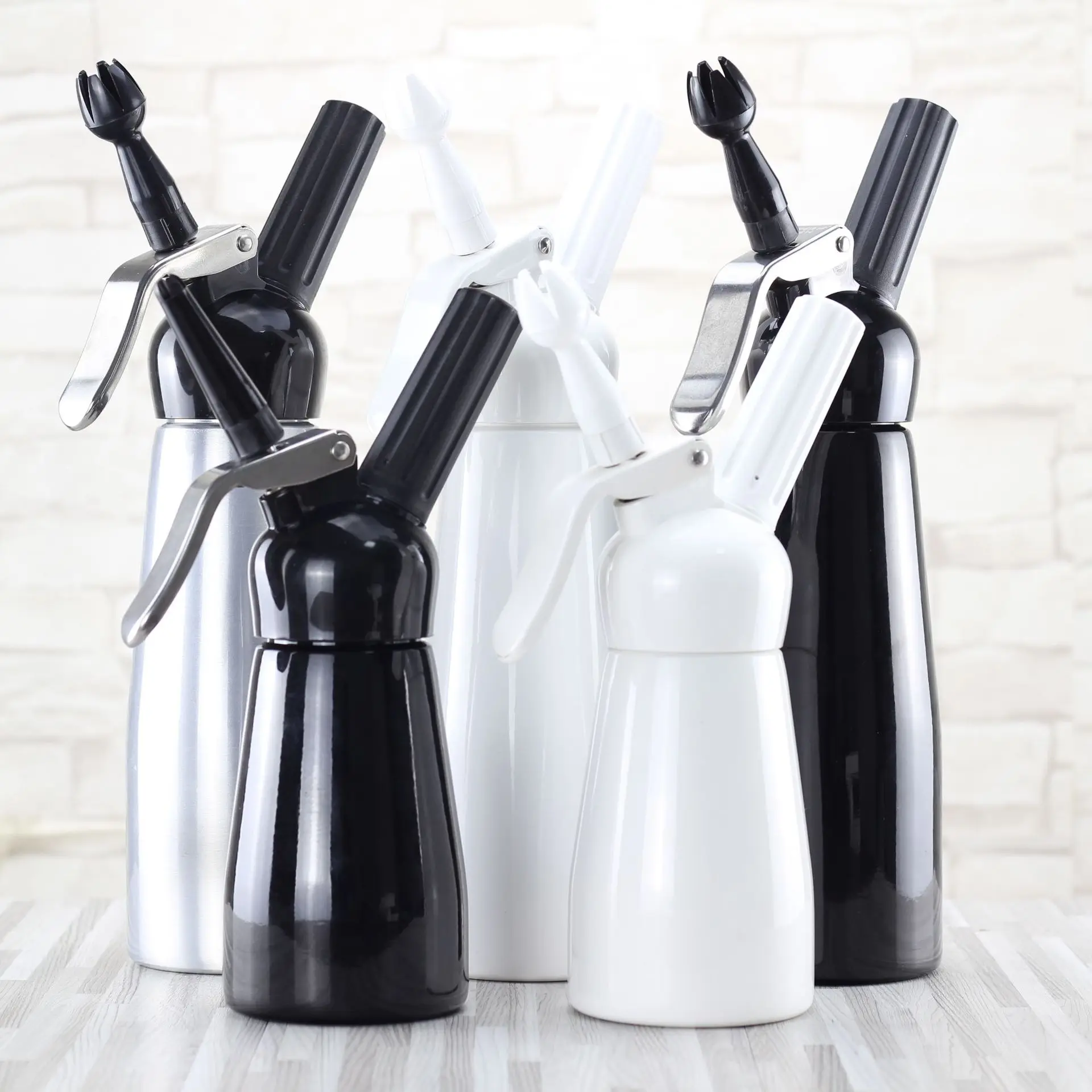 

250ml 500ml Butter Gun Aluminum Butter Foamer Cake Vase Nitrogen Butter Mounting