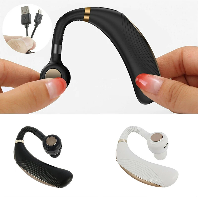 Wireless Bluetooth Headset Headphones Earpiece Android Mobile Phone Hands free Caller ID K06 Bluetooth version 5 0