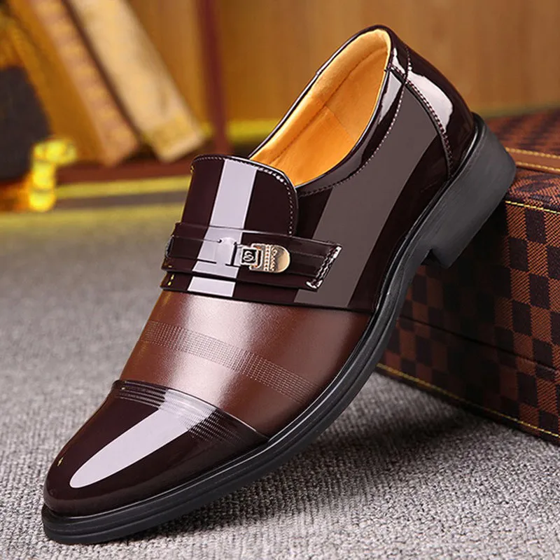 Мужская обувь, увеличивающая рост 6 см; мужские деловые лоферы; мужские оксфорды; кожаные модельные туфли; Zapatos Elegantes