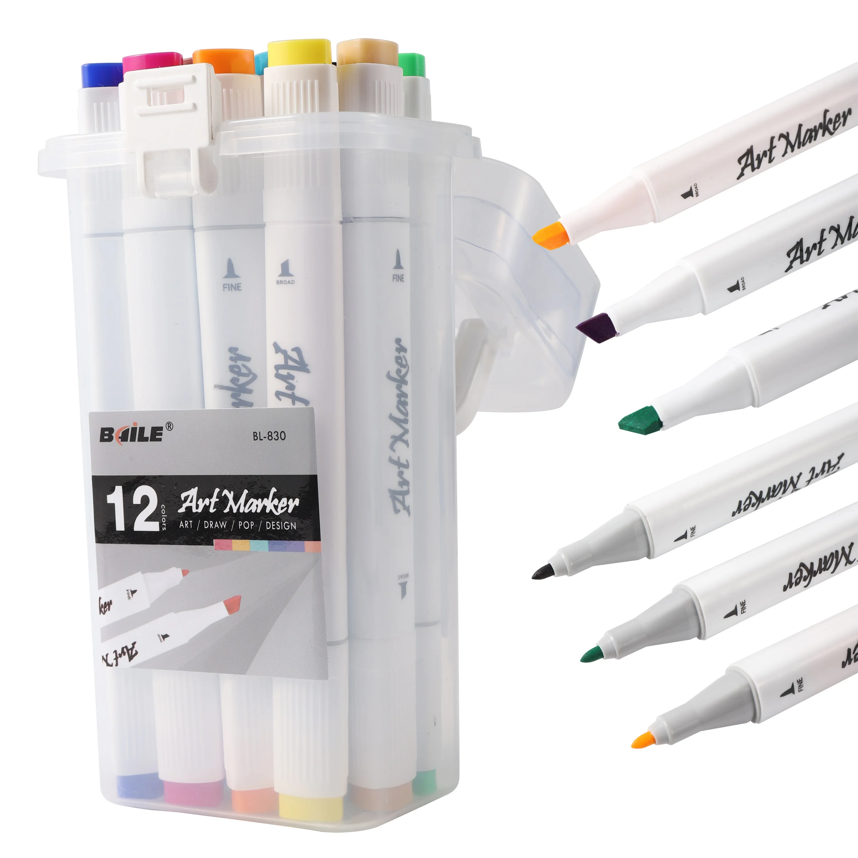 Rotuladores Graphic Marker 12U Base Alcohol null