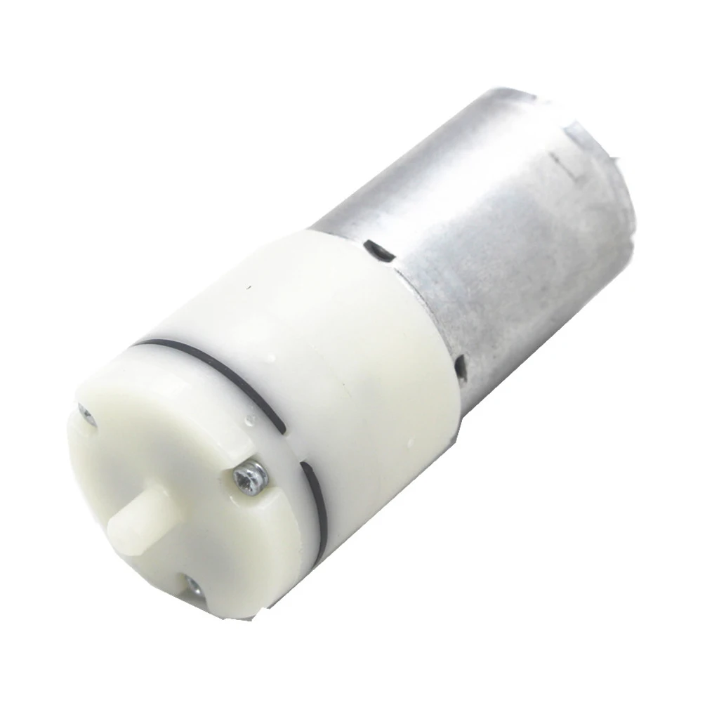 370 Micro DC Air Pump 370 Motor 3-6V DC 420mA Oxygen Pump Aquarium Fish Tank Silver