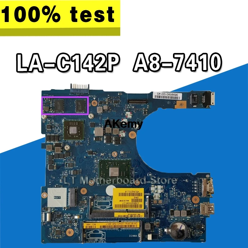 

For Dell Inspiron 5455 5555 Laptop Mortherboard With A8-7410 CN-0GFDVC GFDVC 0GFDVC AAL12 LA-C142P motherboard tested 100% work