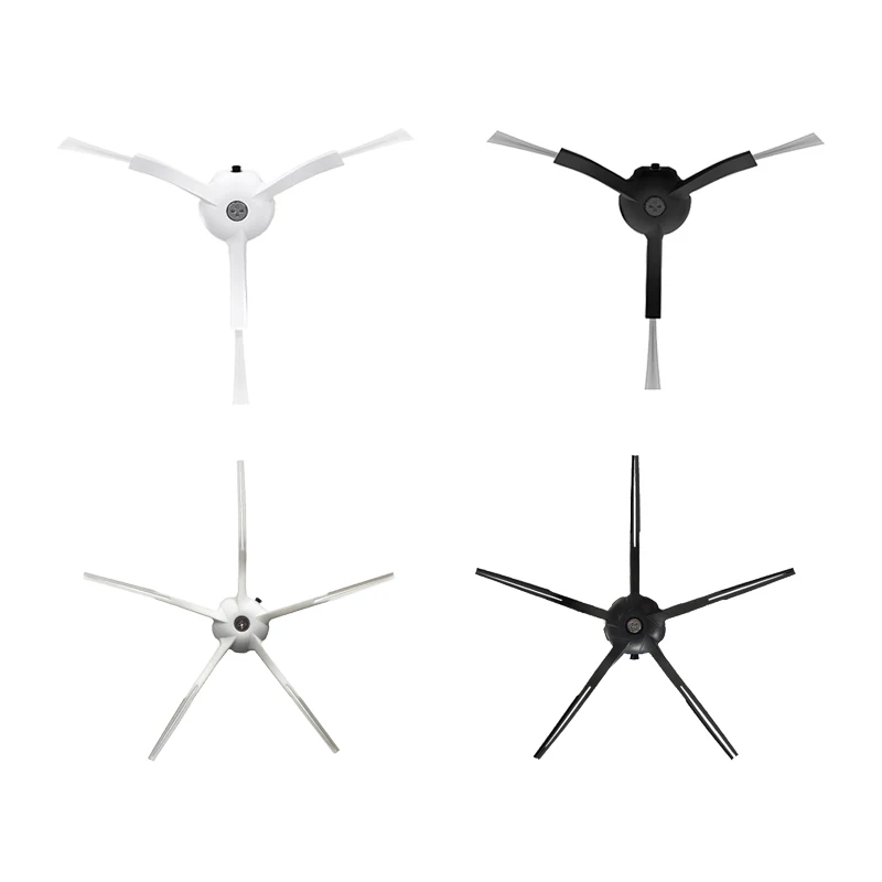 

Оптовая продажа 100 шт./лот 5 футов/3 ноги боковым щеткам обеспечен для Xiaomi Roborock s50 s60 s5 s6 max чистый maxv Mi робот пылесос