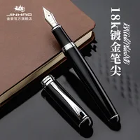 Jinhao X750 Classic Style Silver Clip Metal Fountain Pen 0.5mm Nib Steel Ink Pens for Gift Office Supplies School Supplies 2
