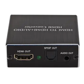 

HDMI 1080P Scart 4k to HDMI Audio Splitter HDMI to HDMI + 3.5 Converter Audio HD Video Adapter for HDTV Sky Box Set-top