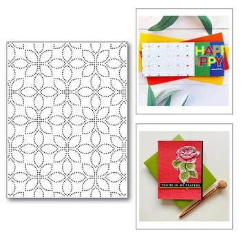 

2020 New Flower Lace Background Metal Cutting Dies and Embossing Dies Cut Scrapbooking For Crafts Greeting Card Making No Stamps