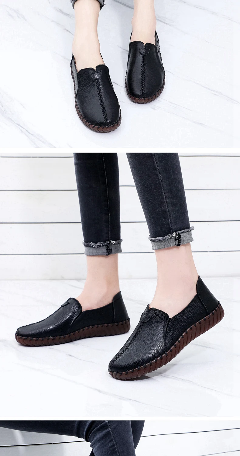 Fashion Hollow Summer Shoes for Women Flat Casual Sneakers Shoes Female Leather Spring Flats White Soft Sewing Oxford Shoes