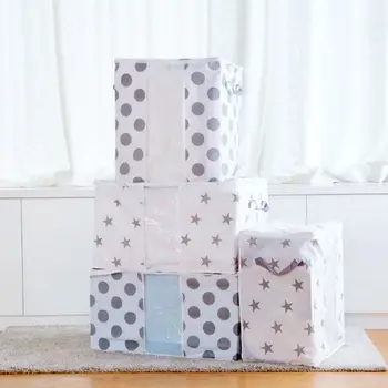 

Portable Container Storage Case Non-woven Clothing Large Storage Bag Organizer Underwear Bag Y6Y090170