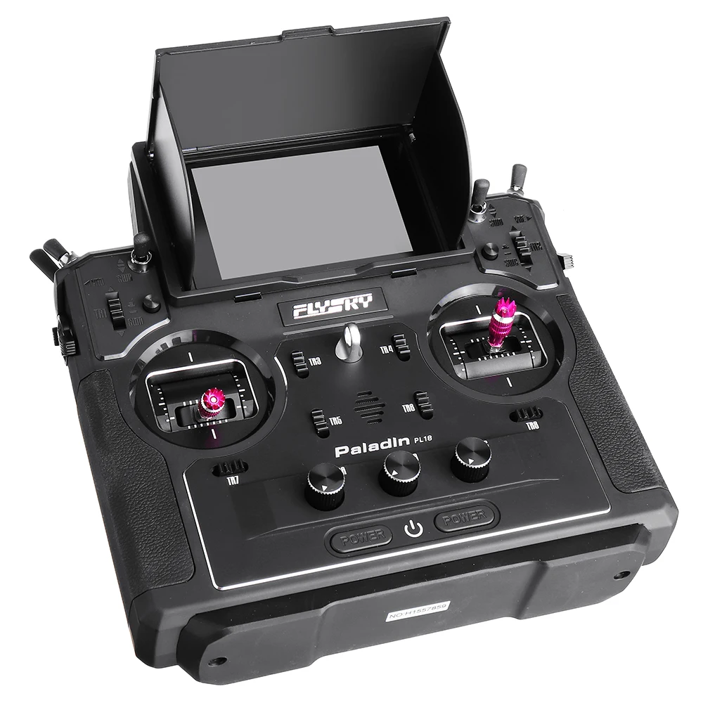 US $282.09 Flysky FSPL18 PL18 Paladin 24G 18CH Radio Transmitter FSFTr10 Receiver HVGA 35in TFT Touch Screen For RC FPV Drone Airplane