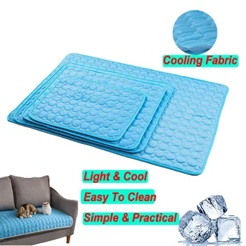 

Dog Mat Pet Summer Cooling Pad Mats S/X/L Cat Blanket Sofa Car Breathable Pet Beds Sofa Cushion Fit All Pet Puppy Cats