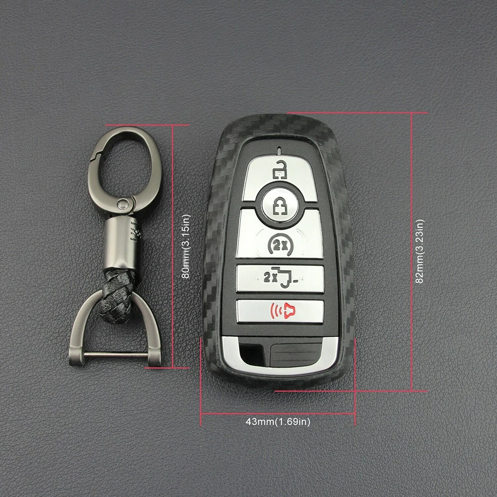 

Smart Remote Key Black Case Case Protector For Ford Mondeo Fusion F150 Explorer