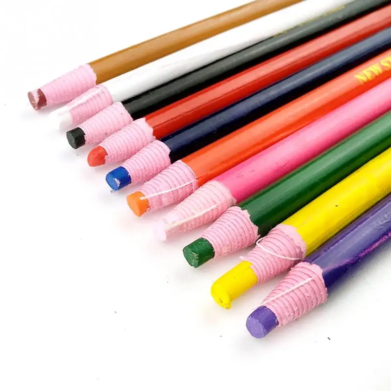 

10pcs/set Sewing Chalk Crayons Pencils DIY Clothing Fabric Cutting Drawing Garment For Tailors Marker Pen Sewing Chalk