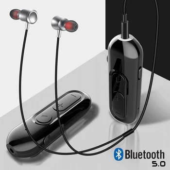 

Bluetooth 5.0 Audio Receiver AUX Adapter with Earphone Wireless Bluetooth Audio Receiver for Headphone Speaker