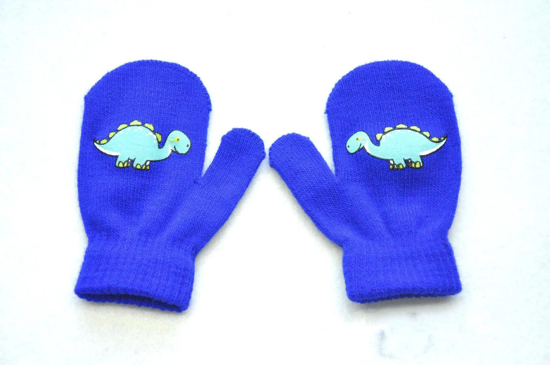 Children's Finger Toothbrush 1 Pair Cartoon Anti-grasping Warm Gloves Protection Baby Mitten Cute Unisex Girls Boy Cute Kawaii Dinosaur Newborn Love Face pacifier for baby