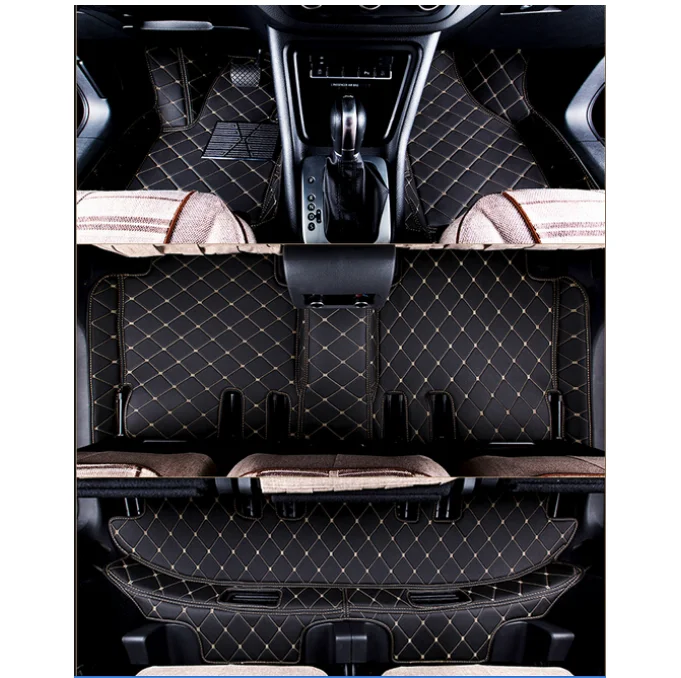 Custom special car floor mats for Peugeot 5008 7 seats 2020 waterproof carpets 2019-2017 | Автомобили и мотоциклы