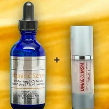 Витамин С 2oz+ витамин е 1 oz-Сыворотка против старения морщин/Крем комбо 1 комплект