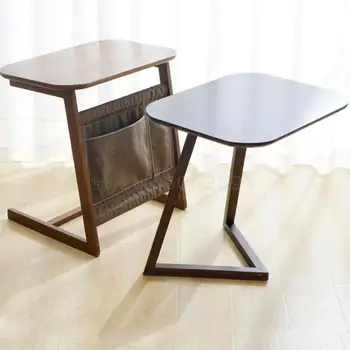 

Sofa Side Table Laptop Computers Simple Writing Desk Mini Mobile Bedroom Bedside Table Household Landing Small Table