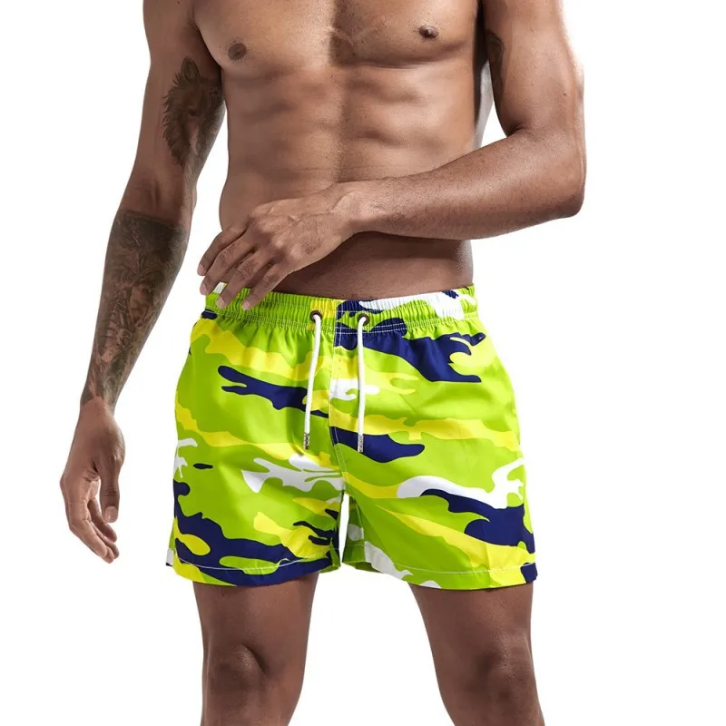 Tanio Męskie sporty plażowe szorty kamuflaż letnie wakacje odzież rekreacyjna